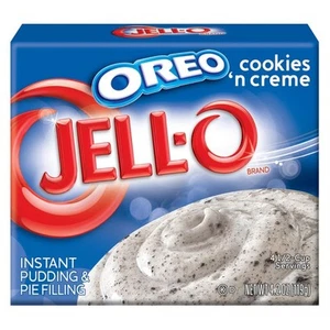 Jell-O Oreo Cookies and Cream Instant Pudding und Tortenfüllung 119g - Bild 1 von 1