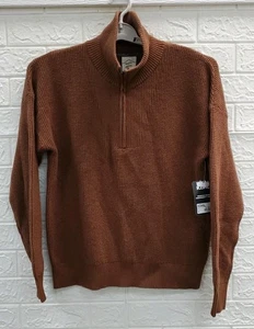 Neu KUHL Norda 1/4 Zip Pullover Langarm Pulli braun Gr. M - Bild 1 von 7