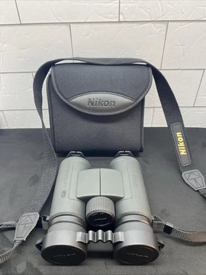 NIKON PROSTAFF P3 10x42 BINOCULARS  BLACK  AUTHENTIC With Case/covers No Box - Image 1 of 4