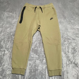 Nike Tech Fleece Sweatpants Kids XL Green Casual Athleisure Basic Everyday - Picture 1 of 10