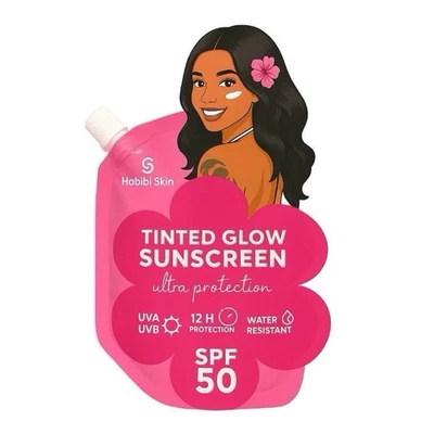 Habibi Skin Tinted Glow Sunscreen Ultra protection SPF50 -50g