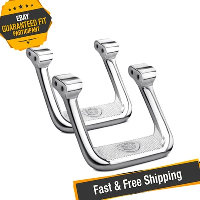 CARR 101252 Hoop II Polished Aluminum Steps for 2018-2022 Jeep Wrangler JL Foto 1 de 4