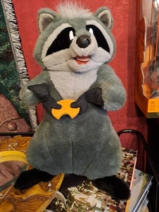 Disney VTG 90's Douglas Pocahontas Movie 15" Meeko Raccoon Stuffed Animal Plush - Picture 1 of 4
