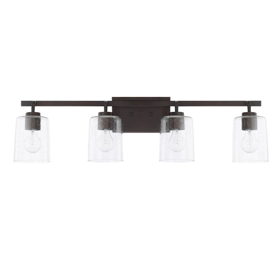Tocador de 4 luces HomePlace by Capital Lighting Greyson, bronce - 128541BZ-449 Foto 1 de 1
