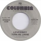 LOVERBOY - Turn Me Loose/The Kid Is Hot Tonight - Neuwertig 1982 Columbia Rock Vinyl 45