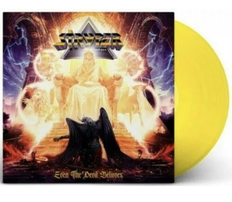 Stryper YELLOW Vinyl LP- “Even The Devil Believes”  - Image 1 of 1
