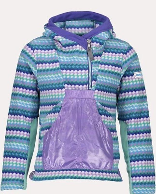 Nuevo con etiquetas Pullover Obermeyer Niñas Aiya Fleexe Púrpura Talla XS Foto 1 de 2