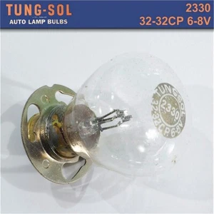 VINTAGE Tung-Sol 2330 6-8V 32-32CP Light Bulb *NEW-OLD STOCK!* ++FREE SHIP! - Picture 1 of 4