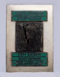 Plakette Sieger Heidelberger Sportwoche 1931 - Bild 1 von 1