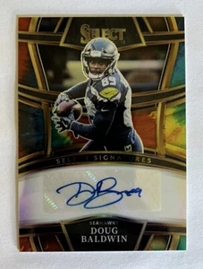 Doug Baldwin 2022 Panini Select Signatures Tie Dye Prizm Auto/25 #SSP-DOB - Imagen 1 de 2