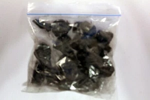 Real Washed Coal S G O HO N Train School Project Dollhouse Fairy Garden lot #43 - Picture 1 of 2