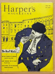 Harpers Magazine  June 1954 - Picture 1 of 5