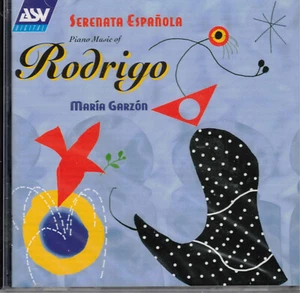 Piano Music of Rodrigo - Serenata Espanola...by Maria Garzon (CD, 1996 ASV) NEW! - Picture 1 of 1