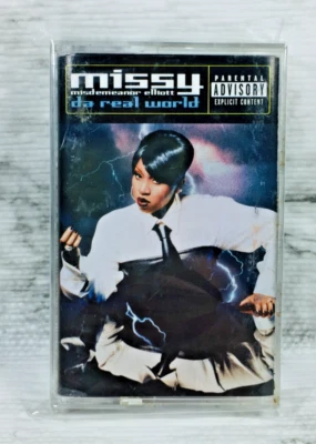 MISSY "MISDEMEANOR" ELLIOT - DA REAL WORLD (1999) CASSETTE TAPE ALBUM TIMBALAND! - Image 1 of 4