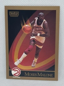 Moses Malone 1990 SkyBox #6 Atlanta Hawks - Imagen 1 de 2