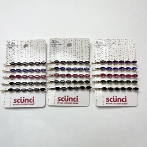 15-piece Scunci Goldtone Cute Multicolor Rhinestone Bobby Metal Hair Pins - Picture 1 of 4