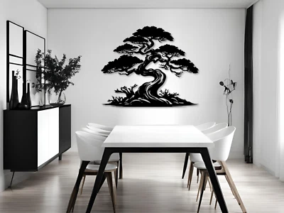 Lebensbaum Baum des Lebens Holz Deko Wanddeko Wall Art Dekoration Lebensblume - Bild 1 von 4
