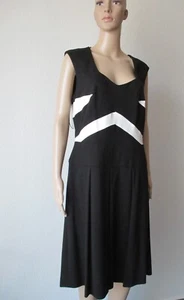 Vestido Laurel Jersey, Negro/Blanco, Talla 40 - Imagen 1 de 9