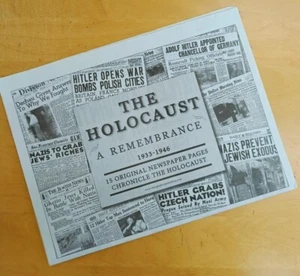 The Holocaust - A Remembrance 1933-1946 15 Page Newspaper Reprint - Picture 1 of 8