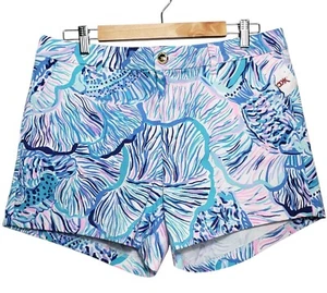 New With Tags Lilly Pulitzer Callahan 5" Shorts Size 8 Blue Fishful Thinking - Picture 1 of 12