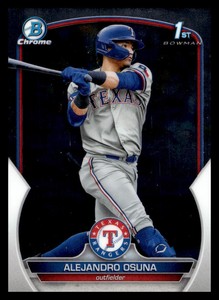 2023 Bowman Chrome    Alejandro Osuna #BCP-131 Texas Rangers
