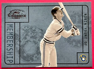 Donruss Classics 2004 membresía/2499 Robin Yount #M-17 de corte - Imagen 1 de 2