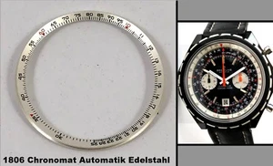 BREITLING NAVITIMER 1806 Chronomat Automatik Edelstahl BEZEL INSERT - Picture 1 of 5