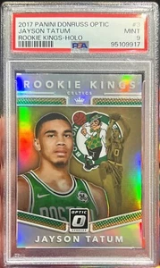 2017-18 Panini Optic Jayson Tatum Rookie Kings Silver Holo Card #3 PSA 9 Mint RC - Picture 1 of 1