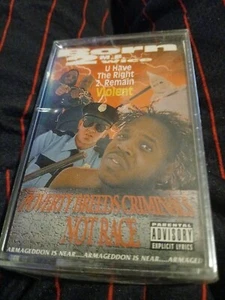 Born 2wice – U Have The Right 2 Remain Violent CASSETTE GANGSTA RAP SEALED OOP - Bild 1 von 5