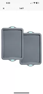 Silicone Sheet Cake Pan, 14 Inch Silicone Sheet Pans 2 Pack Cookie Sheet A1 - Picture 1 of 5
