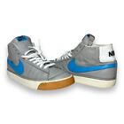 2003 Nike Blazer Mid Zoo York Med Grey Orion Blue White 306800-041 Mens sz 12