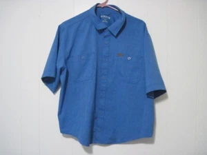 ORVIS Hemd Herren XL Classic Collection Blau Kurzarm Knopfleiste Angeln - Bild 1 von 11