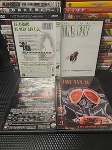 The Fly 1 and The Fly 2 DVD Lot 4 Disc W/ Inserts - Picture 1 of 24
