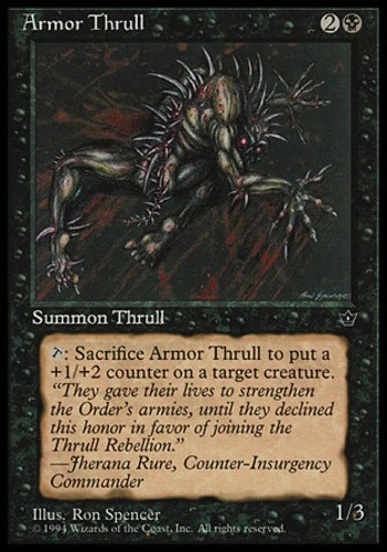 Armor Thrull (Spencer) - Fallen Empires #33b MTG Magic The Gathering - Image 1 of 1