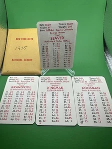 NEW YORK METS 1975 APBA 24 Card Team Set EX- SEAVER- STAUB - Picture 1 of 1