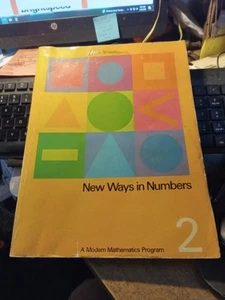 New Ways In Numbers Math Book #2 1969 Workbook - Picture 1 of 5