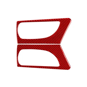 Front Door Handle Type A Cover Red Carbon Fiber Trim For Lexus IS250 IS350 13-17 - Picture 1 of 7