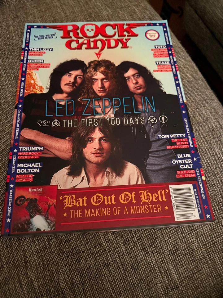 Rock Candy Magazine Issue 12 Led Zeppelin Thin Lizzy Triumph Petty BOC Queen Foto 1 de 1