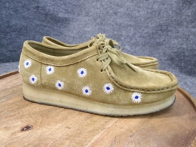 Clark's Original Wallabee Margarita Bordada Gamuza Chukka Mujer Talla 9 EE. UU. Zapatos Foto 1 de 4