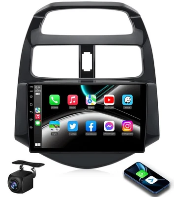 4+64G Car Stereo Radio Android 14 Carplay GPS Navi For 2013-2015 Chevrolet Spark — 第 1/4 张图片