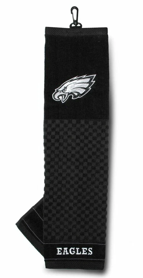 Полотенце для гольфа вышитое Philadelphia Eagles 16 x 22 дюйма - специальный заказ - Изображение 1 из 1