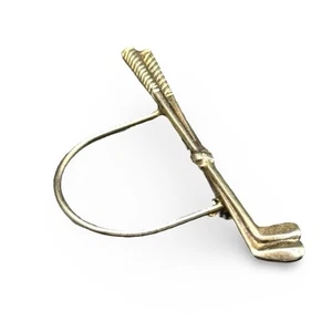 Broche prendedor vintage de club de golf de plata de ley? - Imagen 1 de 5