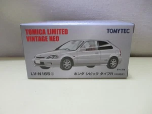 TOMY TEC Tomica Limited Vintage Neo LV-N165c 1/64 Honda Civic Type R 1999 White - Picture 1 of 2