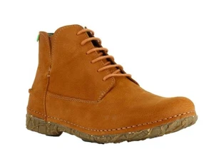 El Naturalista Women's Size 37 ANGKOR Pleasent Leather Zip Ankle Boots N918 $182 - Picture 1 of 19