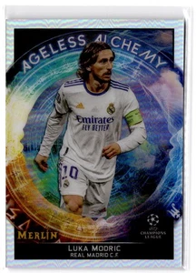 2021-22 Merlin Chrome UEFA Champions League Luka Modrić #AA-16 Ageless Alchemy - Picture 1 of 2