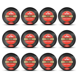 Kiwi Wachs Schuhcreme erneuert und schützt Leder Farbe schwarz langer Glanz 40g x 12 - Bild 1 von 9
