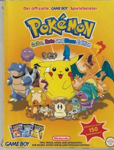 Pokemon Der Offizielle Spieleberater Gelbe Rote und Blaue Edition Lösungsbuch - Picture 1 of 1