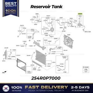 ⭐Genuine⭐ Reservoir Tank 254R0P7000 for Hyundai Santa Fe Hybrid - Picture 1 of 1