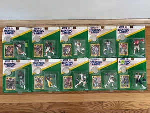 1991 Starting Lineup NFL Lot (10) w/Coins Rice Sanders *NEW* - Picture 1 of 5