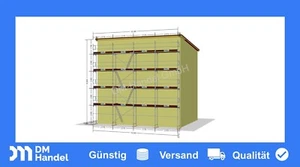 Alu Gerüst 106,95qm AF Fassadengerüst Bordbretter 2,57m Baugerüst NEU - Bild 1 von 6